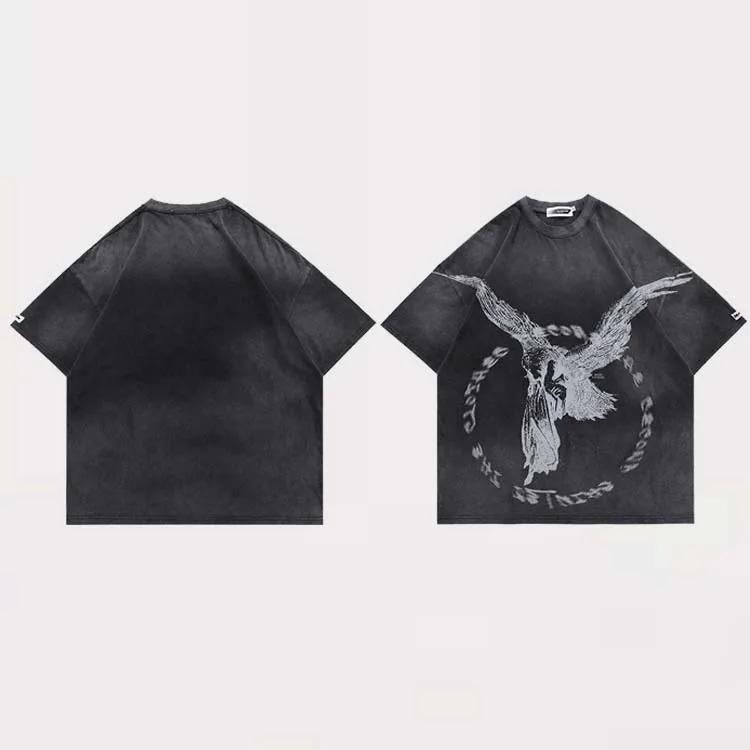 

BLACKAIR Oversized t shirt Hip Hop Streetwear Tshirt Harajuku Summer graphic t shirts best seller punk clothes Tops Tees 2238