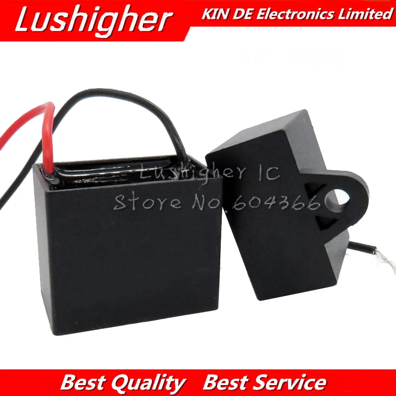 

5pcs CBB61 3.5uf Starting Capacitance AC Fan Capacitor 450V CBB Motor Run Capacitor