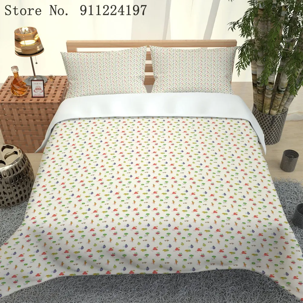 

Home Textile Printing Duvet Cover Single Double Bed Linen Twin Full Queen King Size Comforter Bedding Set Kids Adult Bedclothes