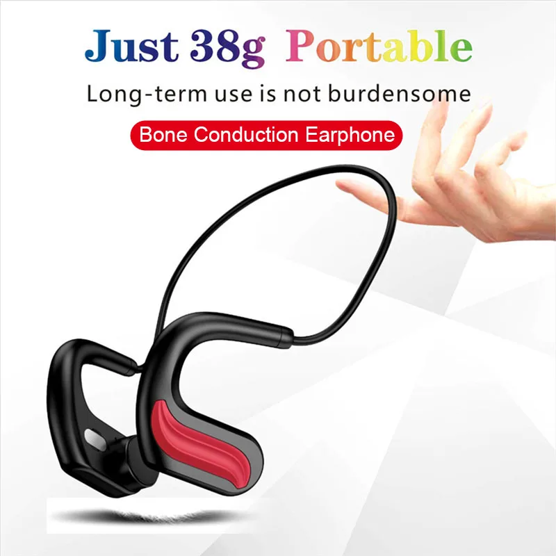 KINGSTAR Y9 Bluetooth Headphone Bone Conduction Wireless Earphone Sport Waterproof Swimming Built-in 32G memory Outdoor Headset