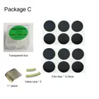 Набор инструментов для ремонта велосипедных шин, резиновый портативный плоский комплект для езды на велосипеде