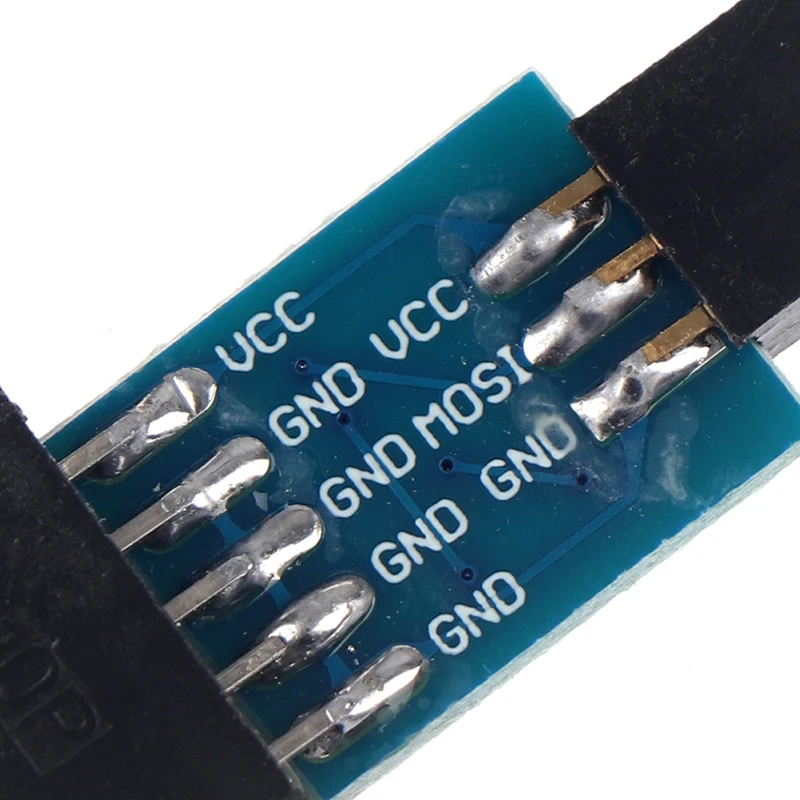 1 шт. 10Pin до 6Pin плата адаптера для AVRISP USBASP STK500 конвертер интерфейса |