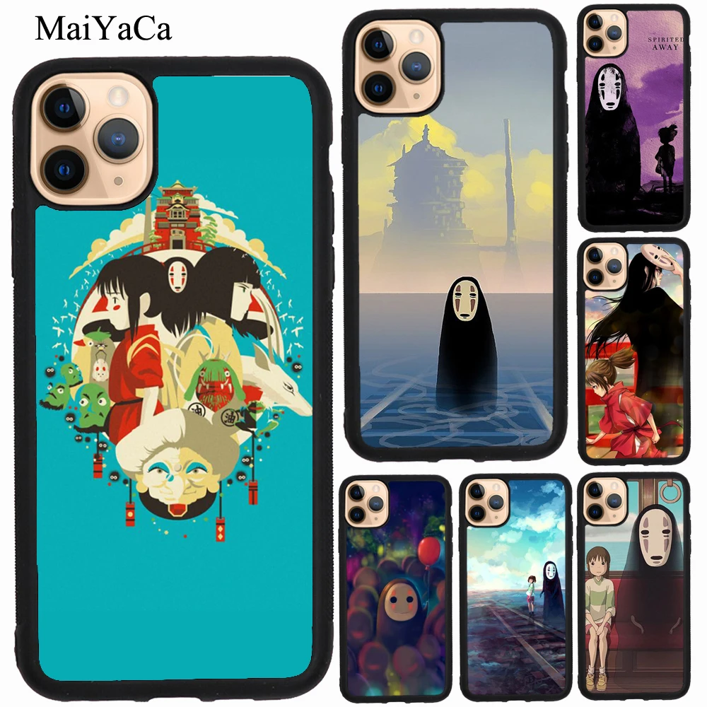 Чехол MaiYaCa No Face Kaonashi для iPhone 11 Pro Max XS X XR SE 2020 7 8 Plus 12 mini|Бамперы| |