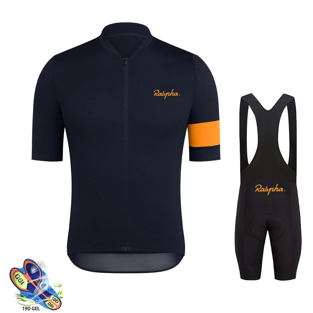 

2021 new Ralvpha pro Ropa Ciclismo Jersey Bib Shorts Set Mountain Bike Set Bike Tights Triathlon cycling clothing bike uniform