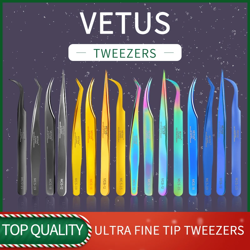 Vetus MCS серия Пинцет Премиум Красота Макияж объемный наращивание ресниц ножницы