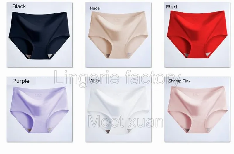 Set 13 6 шт. женские трусы размера плюс XXXXL бесшовное нижнее белье женские сексуальные ультра-тонкие трусики - Цвет: Set 13