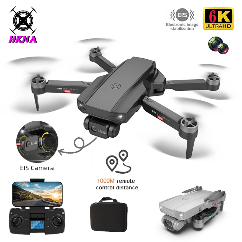 

Новинка S2 GPS-Дрон 4K профессиональная 6K двойная HD-камера 5G Wifi бесщеточный двигатель фотокамера радиоуправляемая расстояние 1000 м подарки