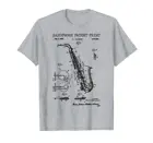 Винтажная футболка с рисунком саксофона 1945