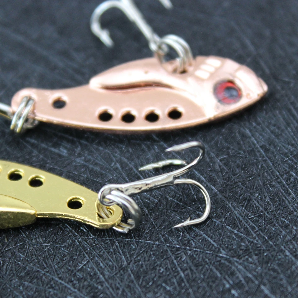 

3pcs Metal Lure VIB 3.5cm 3.5g Vibrations Spoon Lures Fishing Lure bait Bass Lure bait artificial bait cicada Hard Baits