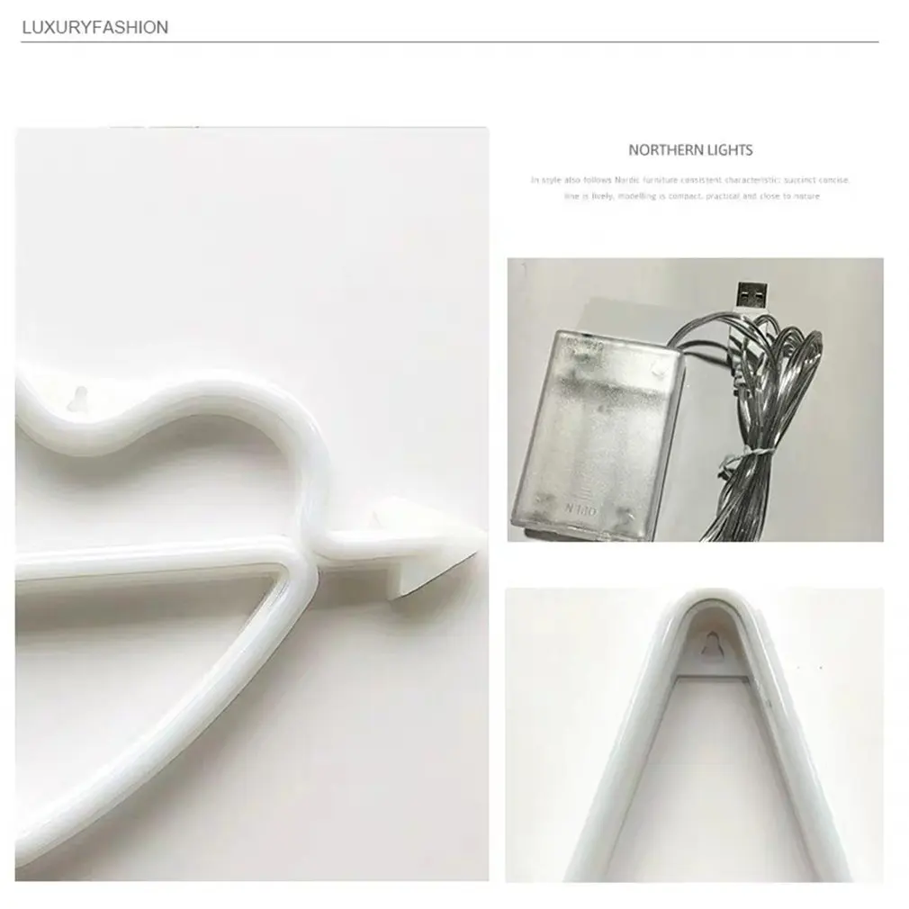 Креативная Светодиодная лампа с английским символом теплый белый символ и