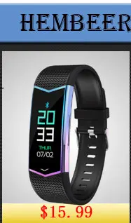 Hembeer H115HR Плюс gps умный Браслет монитор сердечного ритма фитнес-трекер счетчик шагов активности группа будильник pk fitbits