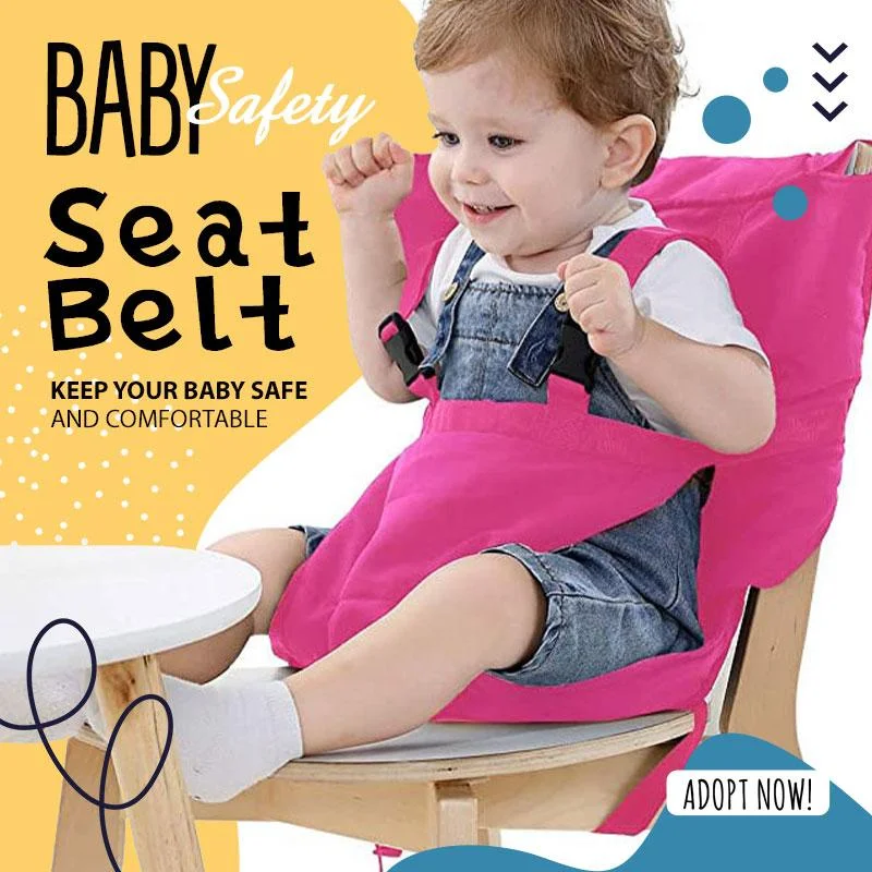 

Kids Chair Baby Chair Travel Foldable Washable Infant Dining High Dinning Cover Seat Safety Belt Feeding Care Accessories Dropsh