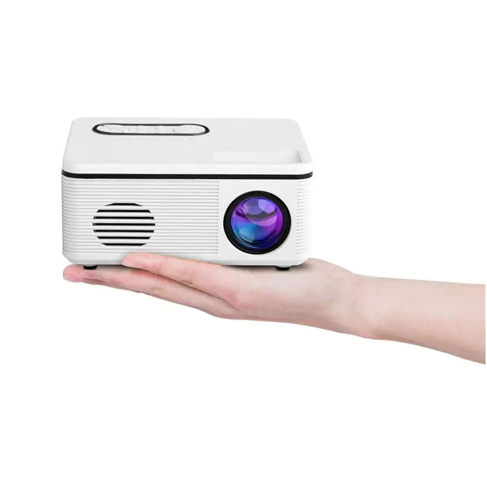 Upgrade Mini Projector 1080P 1800Lumen Portable LCD LED Support TF HDMI Home Cinema USB 3D Beamer | Электроника