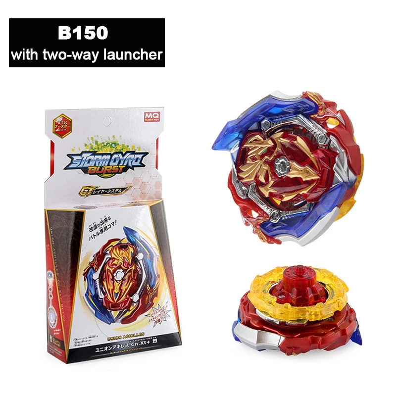 

GT Beyblades Burst Metal Fusion B150 Alloy Gyro with Two-way Launcher Assemble Gyroscope Toys for Children