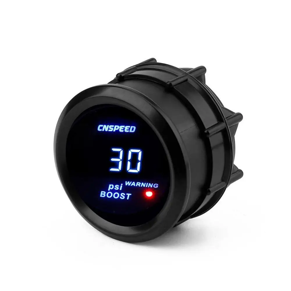 2 &quot52 мм Автомобильный цифровой светодиодный дисплей 14 30 PSI турбо Boost Gauge Meter Kit с