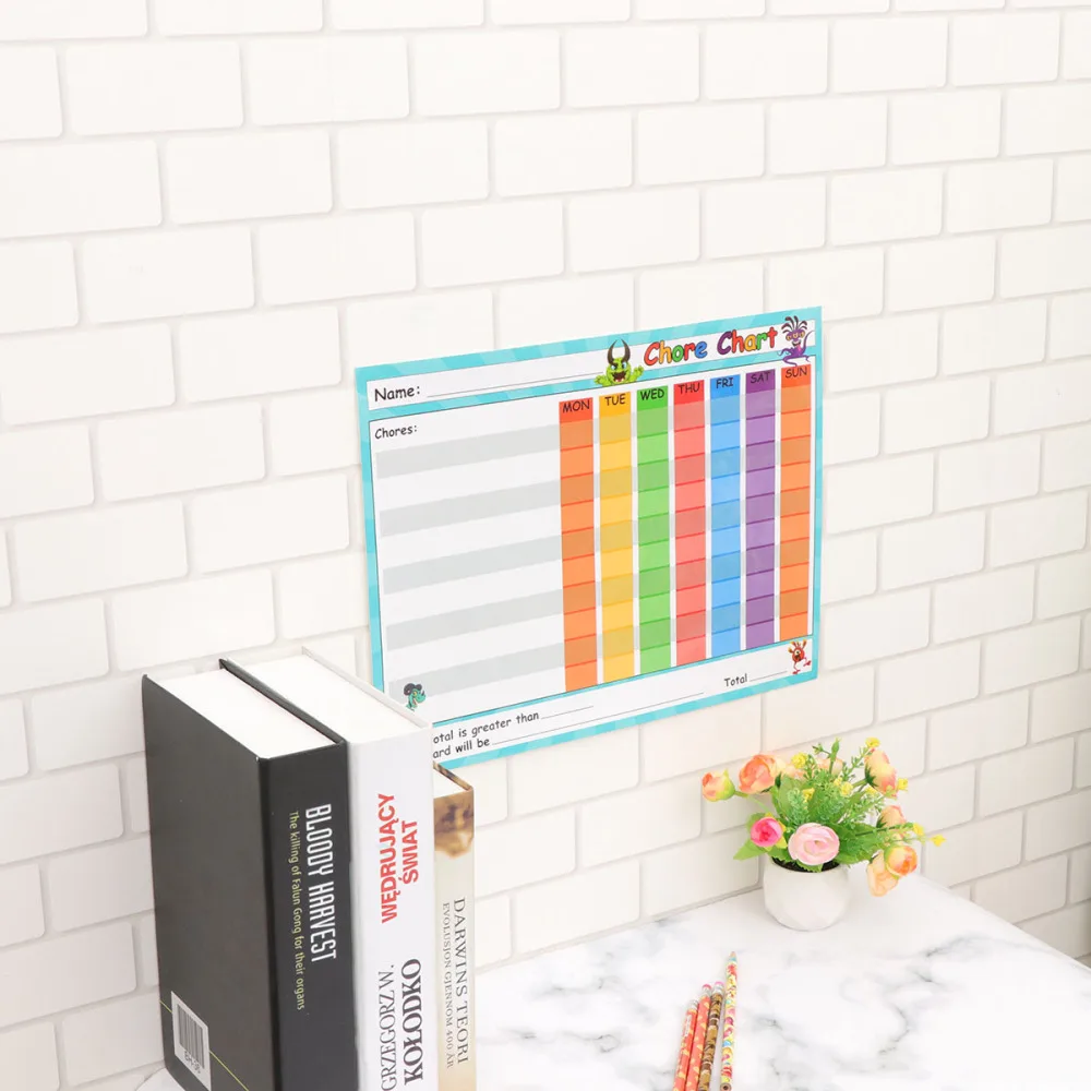 

2Pcs Colorful Dry Erase Circles White Board Self-Adhesive Message Board Sticker for Training School Teaching