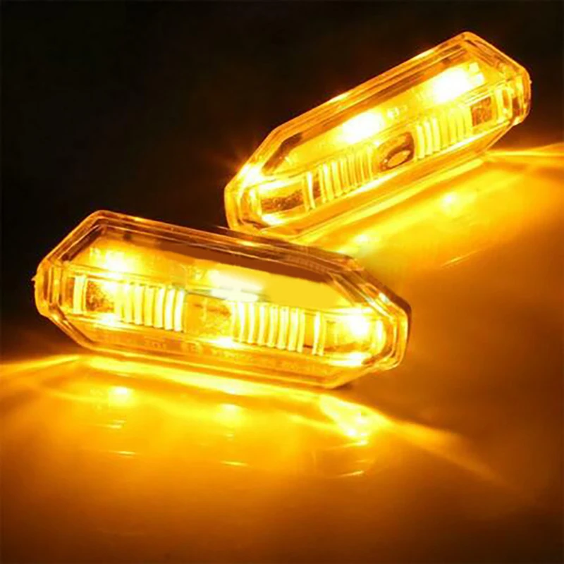 Универсальные мотоциклетные Светодиодные поворотники E13 индикатор поворота