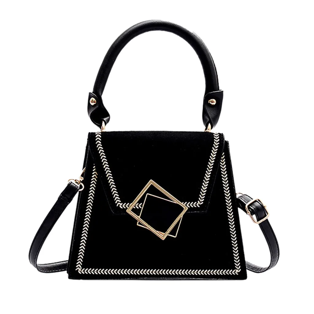 Женская модная кожаная мини сумка через плечо трендовая вместительная на #