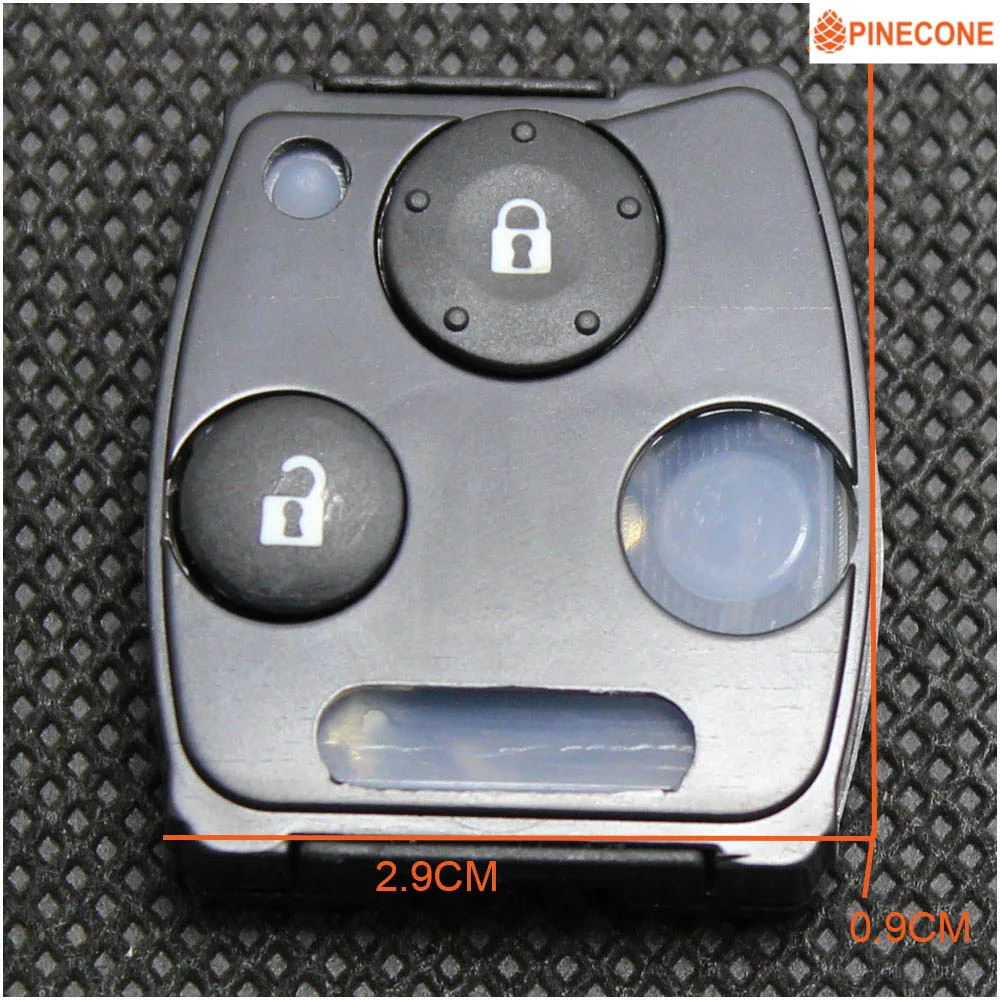 PINECONE для Honda Fit Odyssey Civic CRV Pilot Insight Element City автомобильный чехол для ключей 2 кнопки Замена пульта дистанционного управления для автомобиля тип A 1 шт