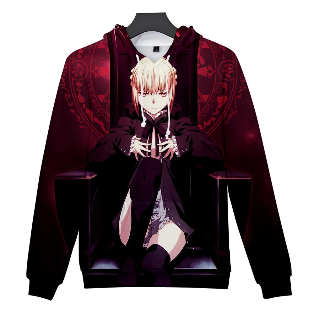 Толстовки с капюшоном 3D аниме Ночь участи для мужчин и женщин модные толстовки