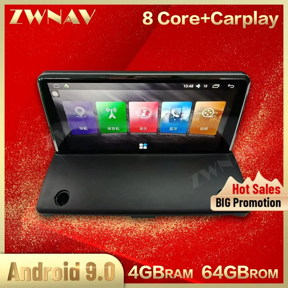 Автомобильный мультимедийный плеер с экраном в стиле Tesla Android 9 0 для Volvo XC90 2007 2008 2009