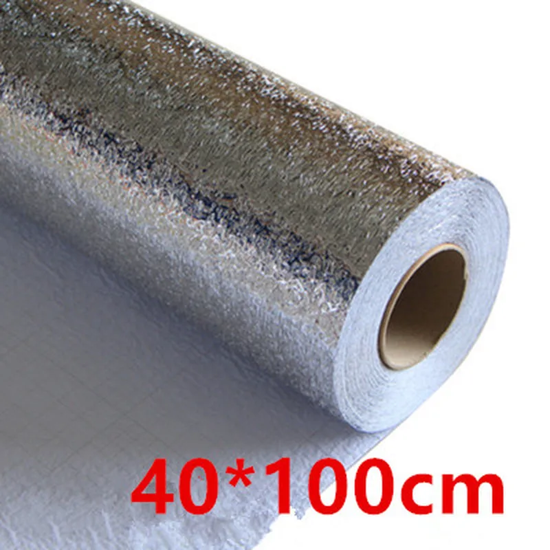 Кухня маслостойкой Водонепроницаемый Стикеры алюминиевая фольга для кухни