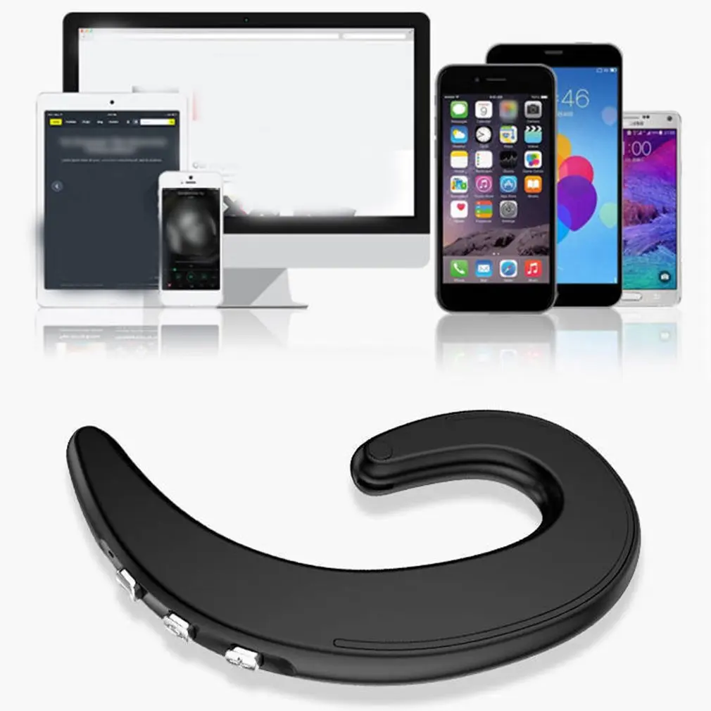 

Universal Bone Conduction Earphone Wireless Bluetooth 4.2 Sports Stereo Headset For Laptop Tablet For Xiaomi For Iphone