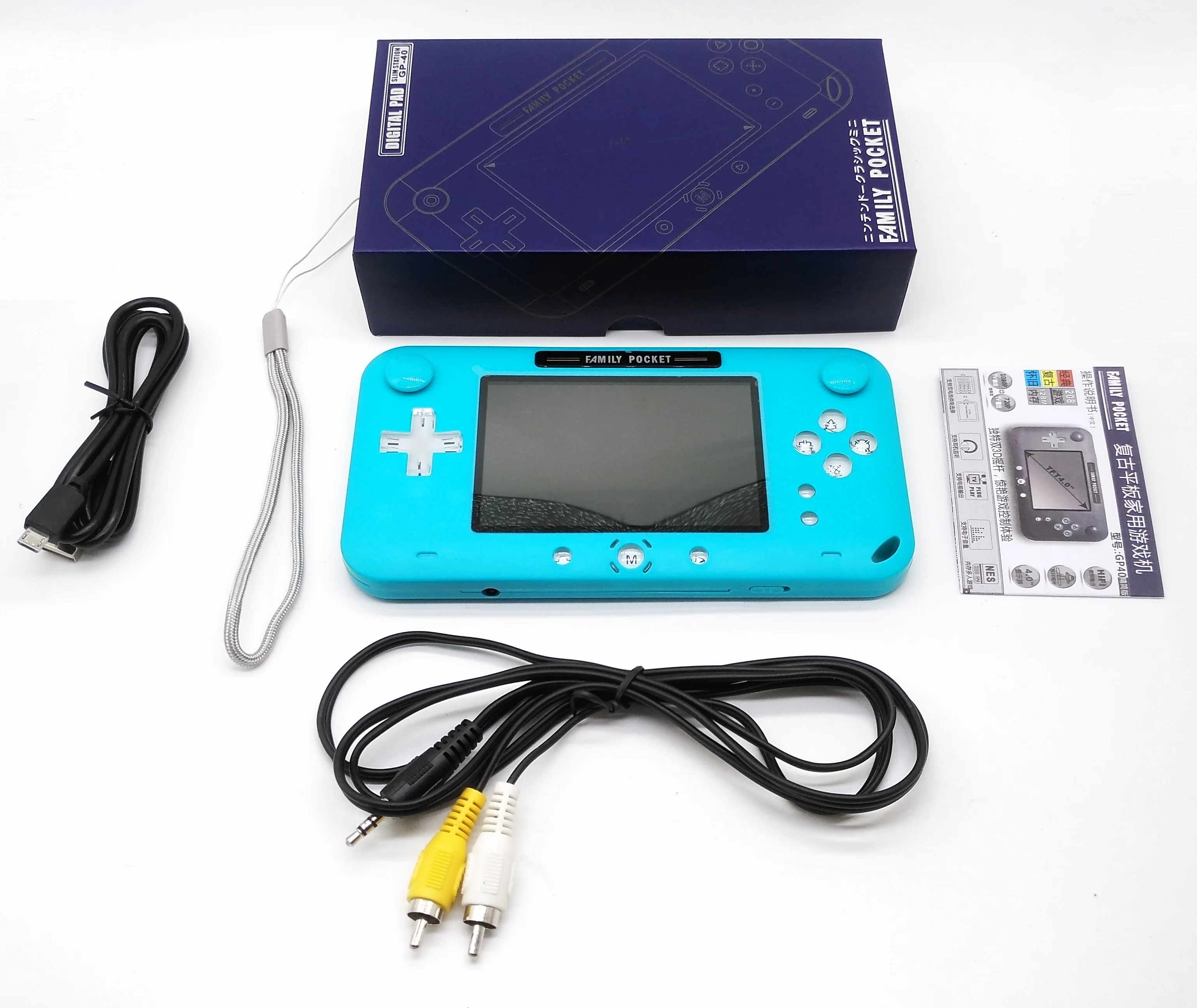 

Retro Handhled Game Console Portable Game Player with 9 Emulators 7330 Built-in Games for Nes For Genesis Support Save&Load