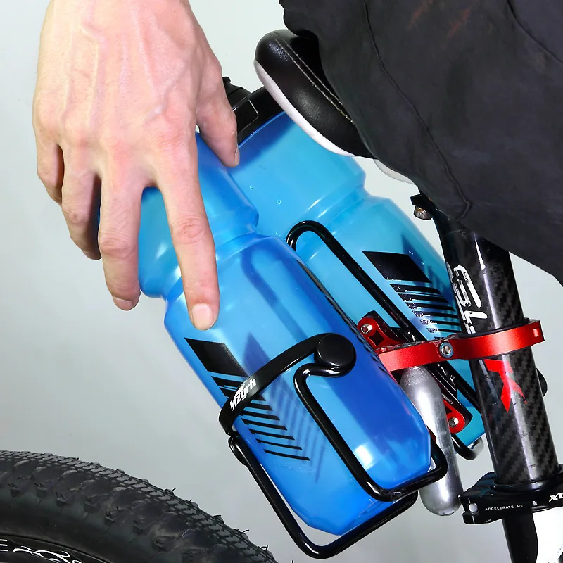 

Adjustable Bike Handlebar Kettle Holder Seat Post Mount Converter Bicycle Double Bottle Cage Conversion Seat Adapter