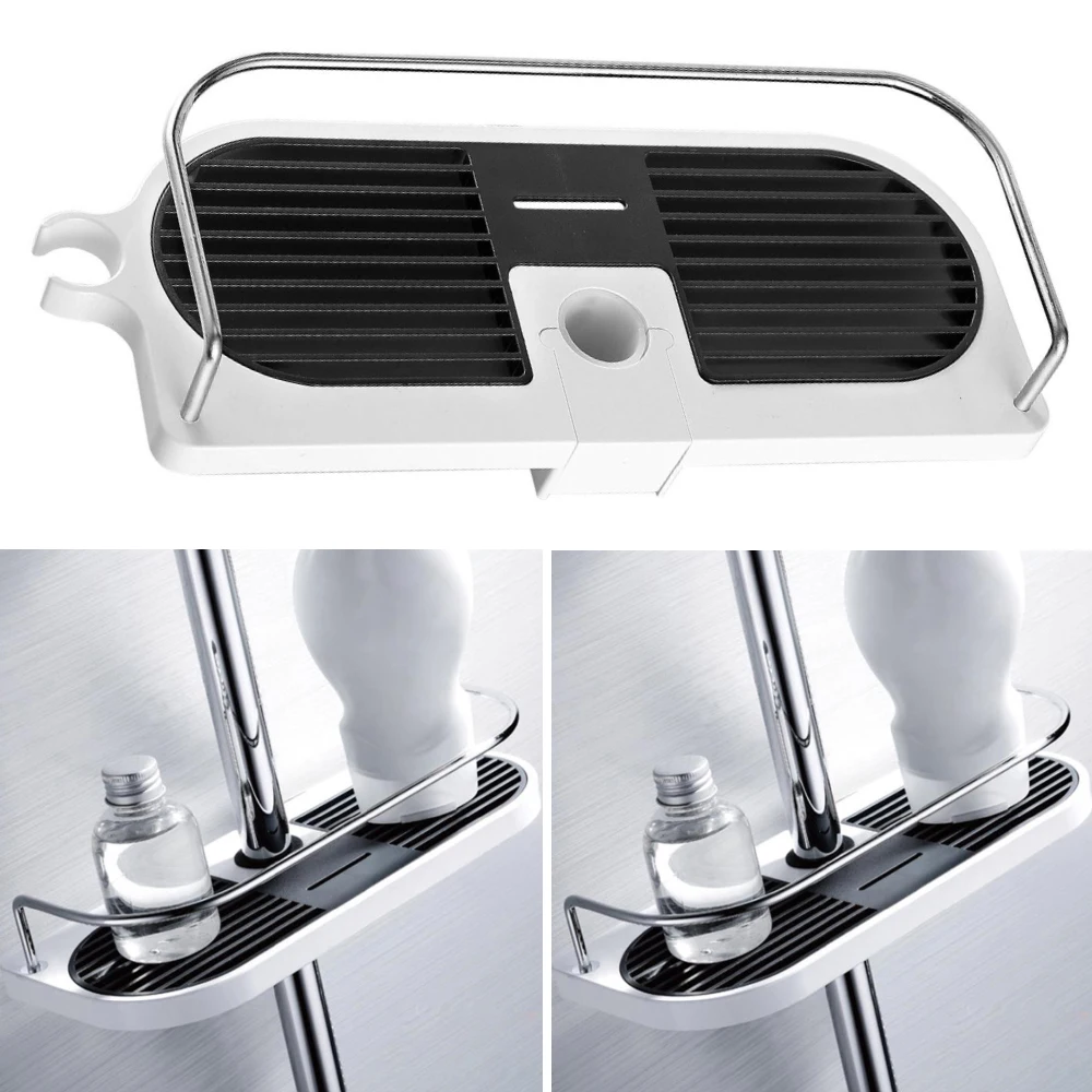 

Bathroom Shower Accessories Rack Organiser Tray Pole Caddy Storage Stand Shelf Organizer Shower Accessories Bathroom Storage New