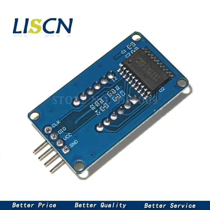 Модуль со светодиодным дисплеем TM1637 для Arduino 4-сегментная 4-битная цифровая трубка