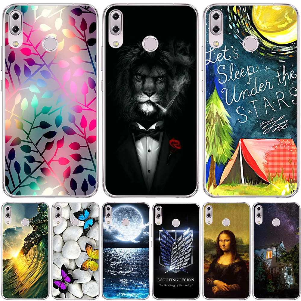 

For Asus Zenfone ZS661KS ZE620KL ZS630KL ZA550KL ZB632KL Case Silicone Soft TPU Cover Protective Cute Fundas Luxury Coque Bags