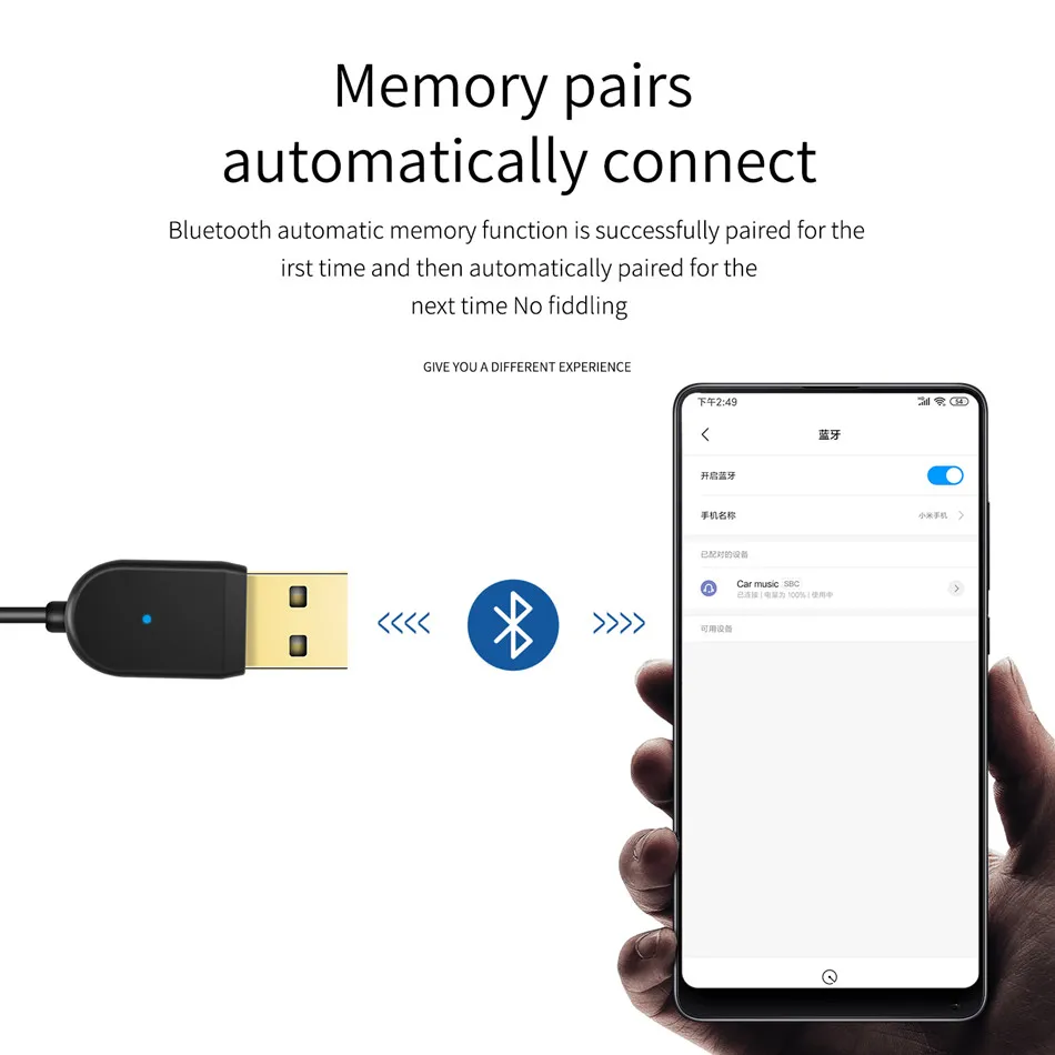 VIKEFON громкой связи USB Aux Bluetooth адаптер кабель программный ключ для автомобиля 3,5 мм разъем Aux Bluetooth 5,0 4,2 4,0 приемник аудио передатчик
