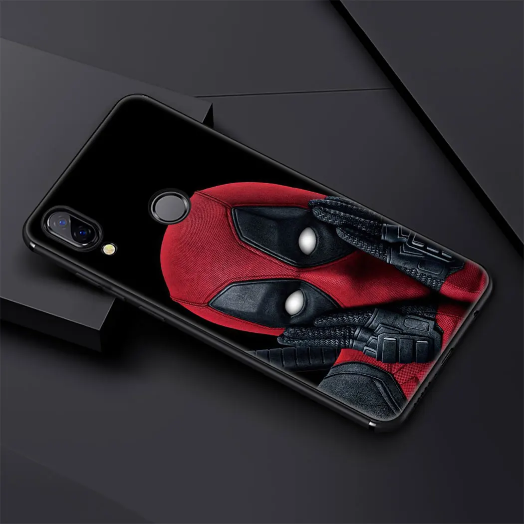 Мягкий силиконовый чехол MARVEL Deadpool для huawei mate 30 Pro Lite Y9 Prime P9 P8 |