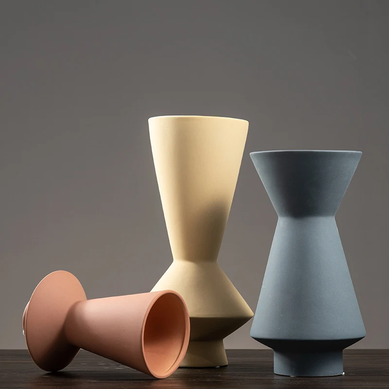 

Vases Nordic Modern Ceramic Home Decor Home Decoration Accessories For Living Room горшки для цветов декор ваза стеклянная