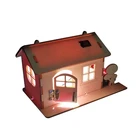 Реалистичный детский Кукольный домик сделай сам, ручная работа, кабина для малышей, Дошкольная и ролевая игра, миниатюрная модель, ручной домик