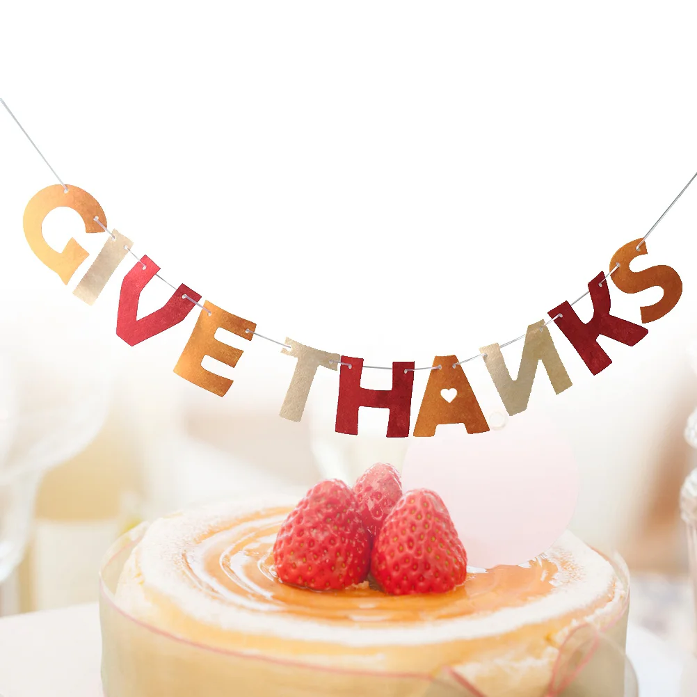 

Letters Banner Party Buntings Banner Thanksgiving Day Party Decoration Supplies