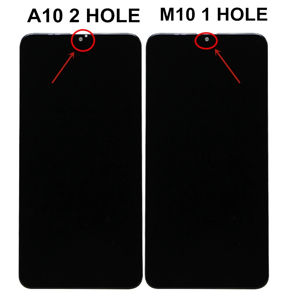 Pantalla LCD t&aacute;ctil para m&oacute;vil, montaje de digitalizador para Samsung Galaxy A10, A105, A105F, 10 unids/lote-3