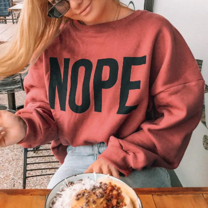 Casual Pink Long Sleeve Letter Print Red Tshirt Women Crop Top 2019 New Fashion Shirts Plus Size | Женская одежда