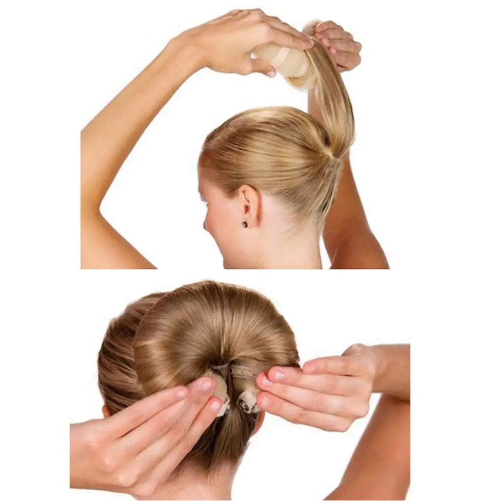 1 шт. женские Инструменты для укладки волос волшебная губка кольцо пончик