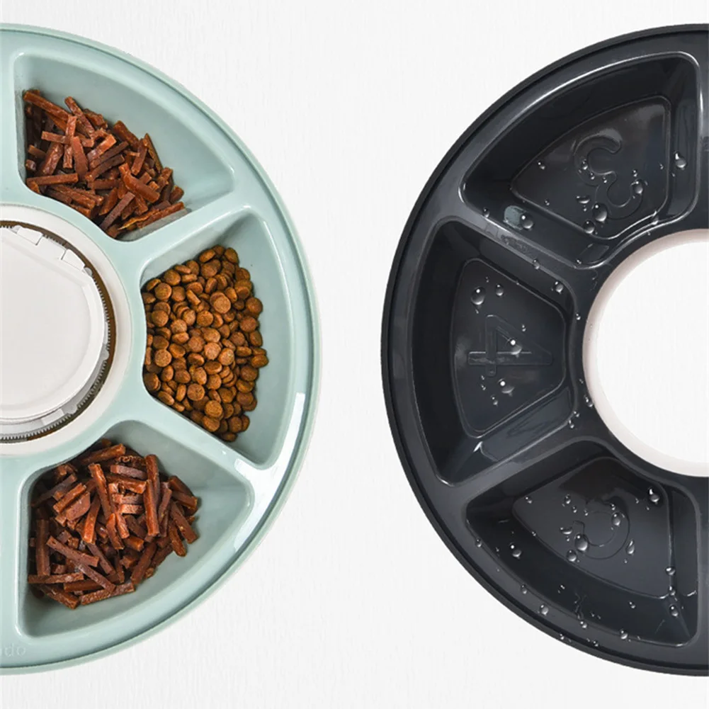 Автоматическая кормушка для домашних животных с цифровым таймером съемные