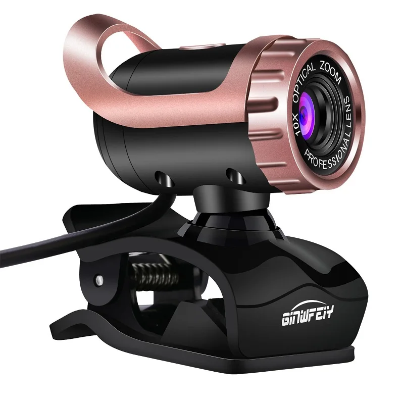 USB микрофон с функцией ночного видения HD камера видео Широкоформатные