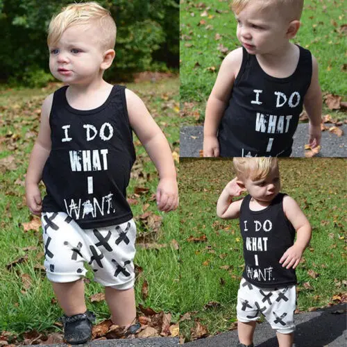 В наличии на складе топы для маленьких мальчиков футболка жилет короткие брюки