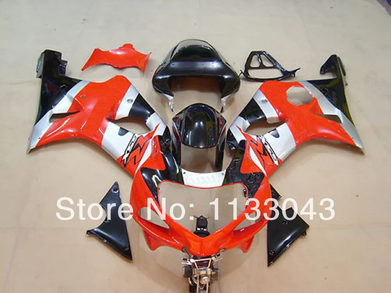 

GSXR1000 2000 2001 2002 K1 Red Black Fairing GSXR Body Kit For Suzuki GSXR1000 K1 00 01 02 GSXR 1000 01 02