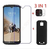 3 in 1 case camera tempered glass on for oukitel wp6 screenprotector glass for oukitel wp6 phone 2 5d 9h glass