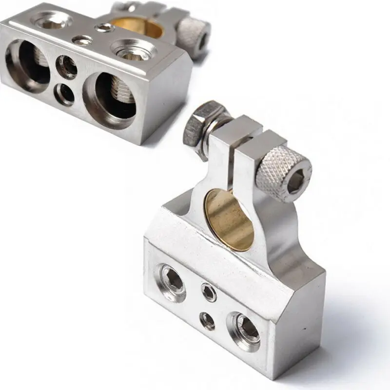 

Universal High Quality Dual 1/0 & 8 Gauge Positive or Negative Battery Terminal