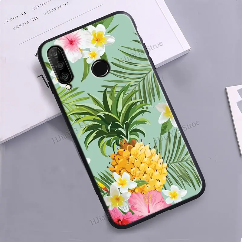 Чехол с изображением ананаса для Realme 6 7 8 Pro Q3 GT Neo C3 C11 C15 C21 OnePlus 9 8T 9R | Мобильные