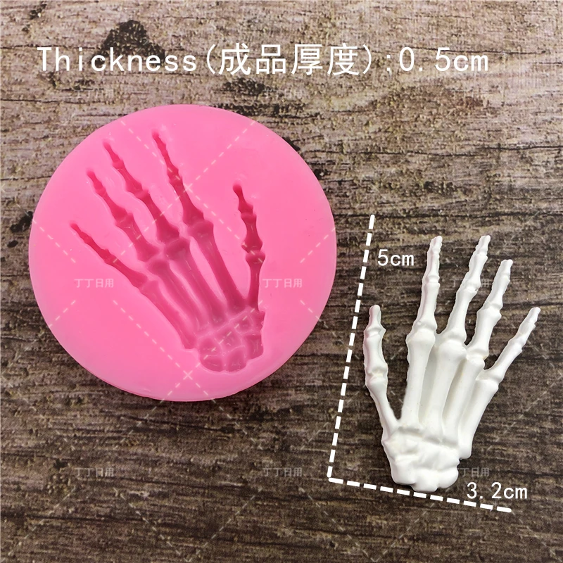 Мультфильм животных Хэллоуин летучая мышь паук силиконовые помадные формы торта