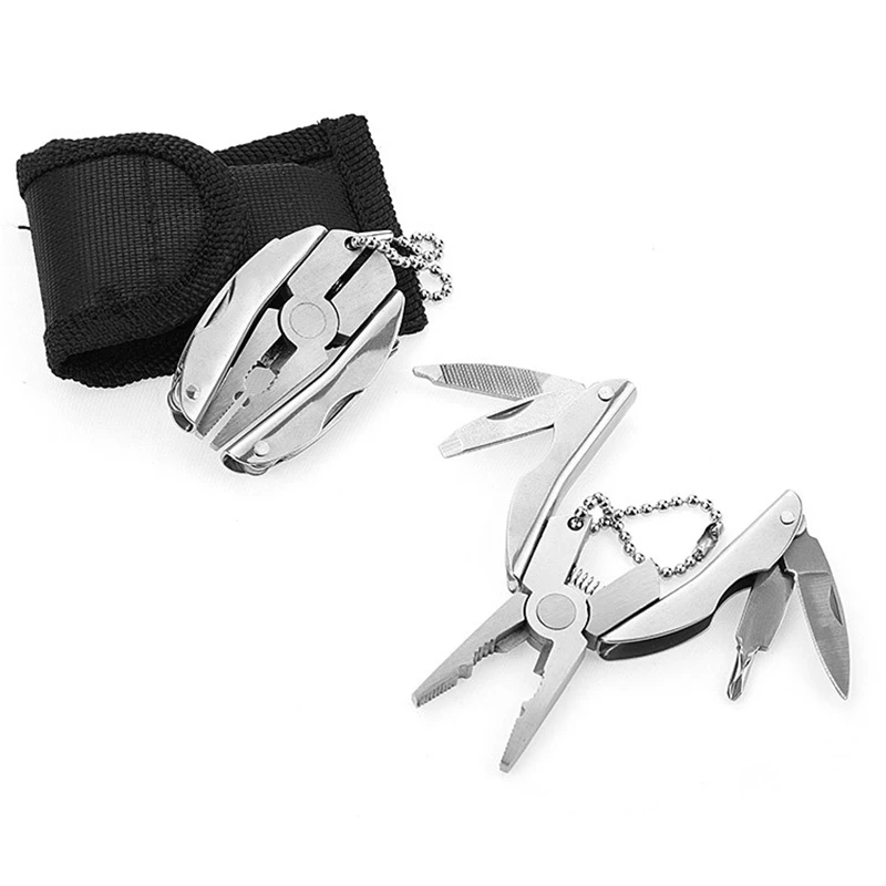 Портативные многофункциональные плоскогубцы складной нож из нержавеющей стали