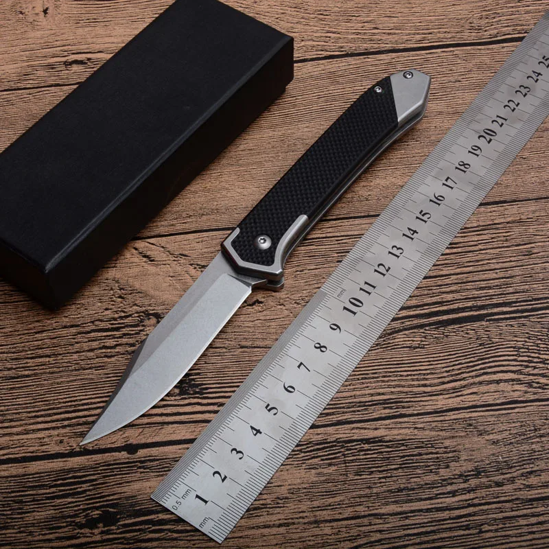 Высококачественный складной карманный нож 571 лезвие 8 cr13 сталь + Ручка G10